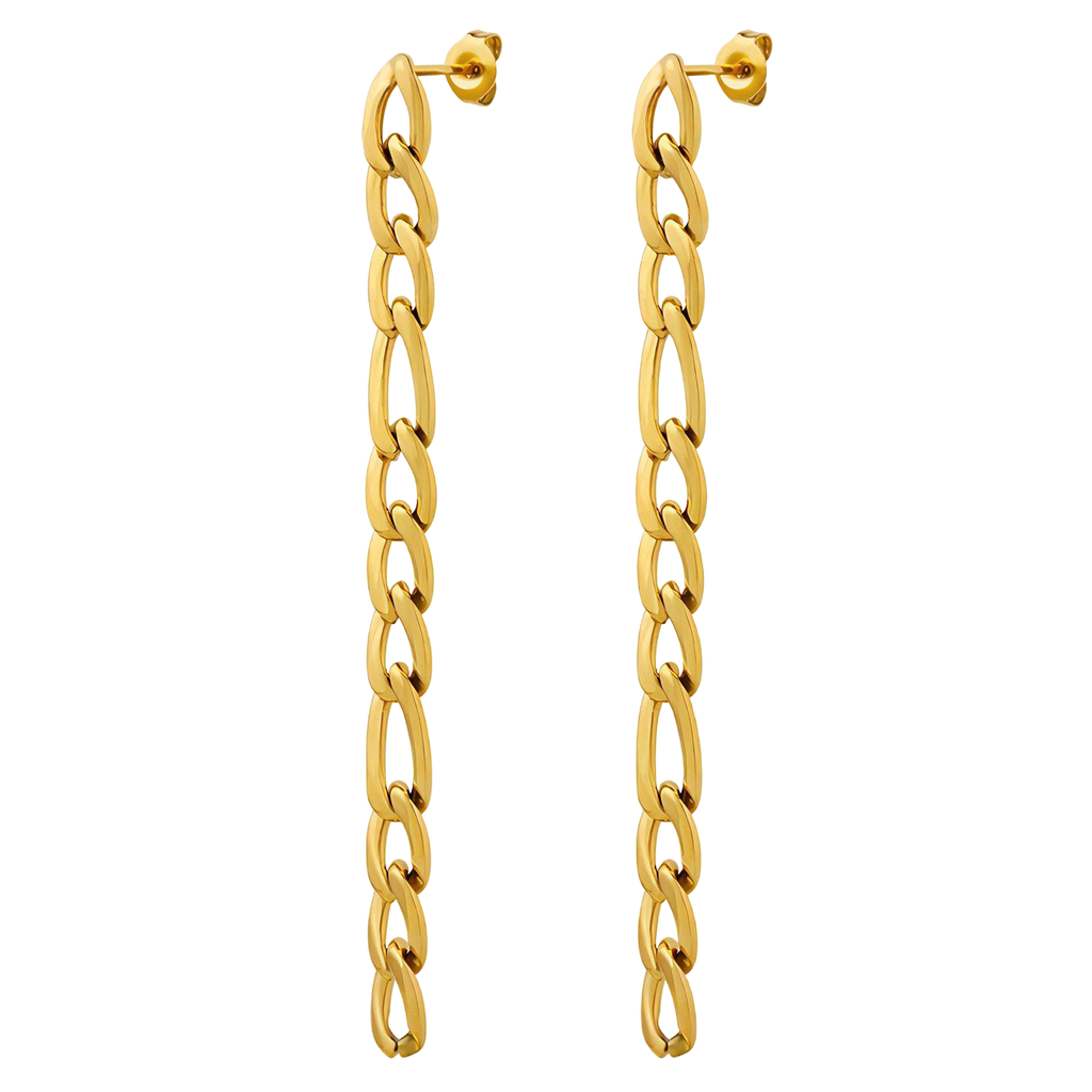 Figaro Chain Dangling Earrings