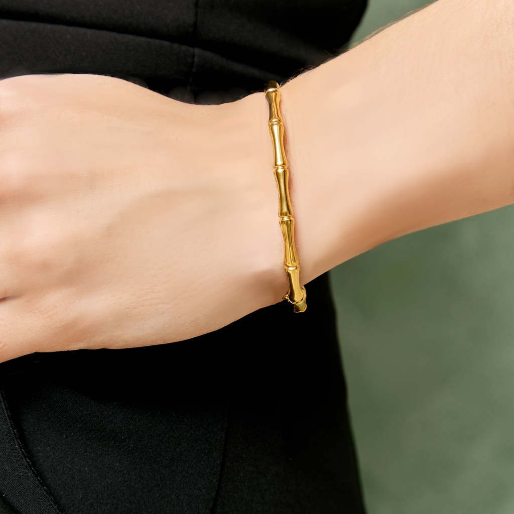 Golden Bamboo Bracelet