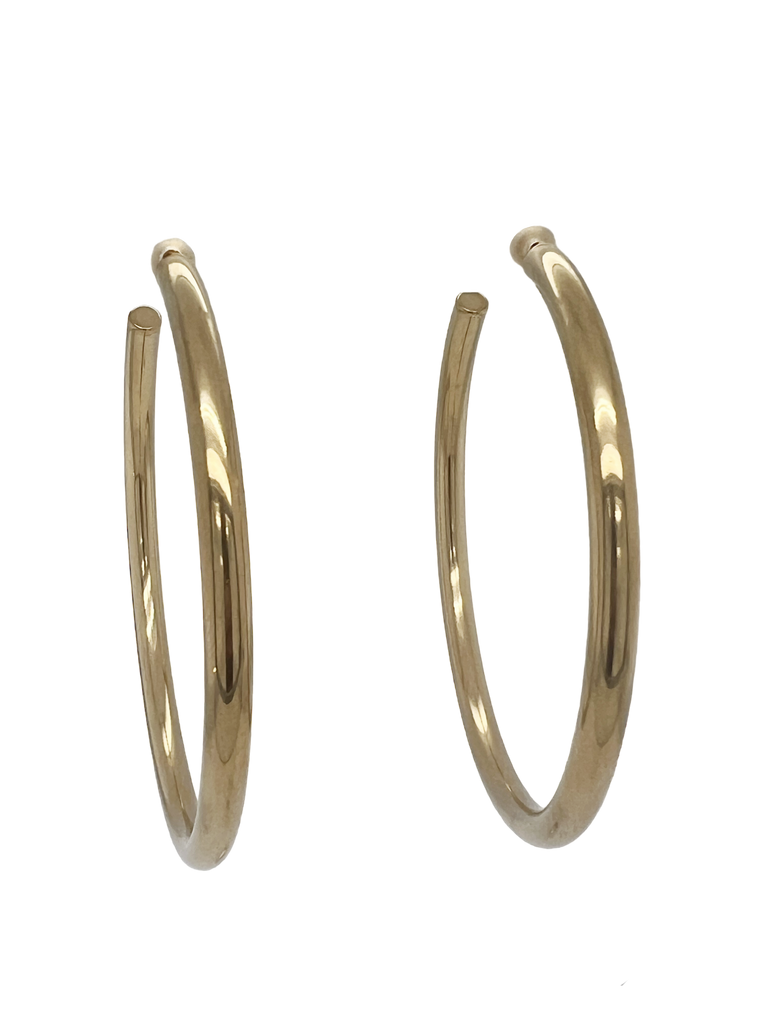 Stainless Steel Classic Hoop Earrings