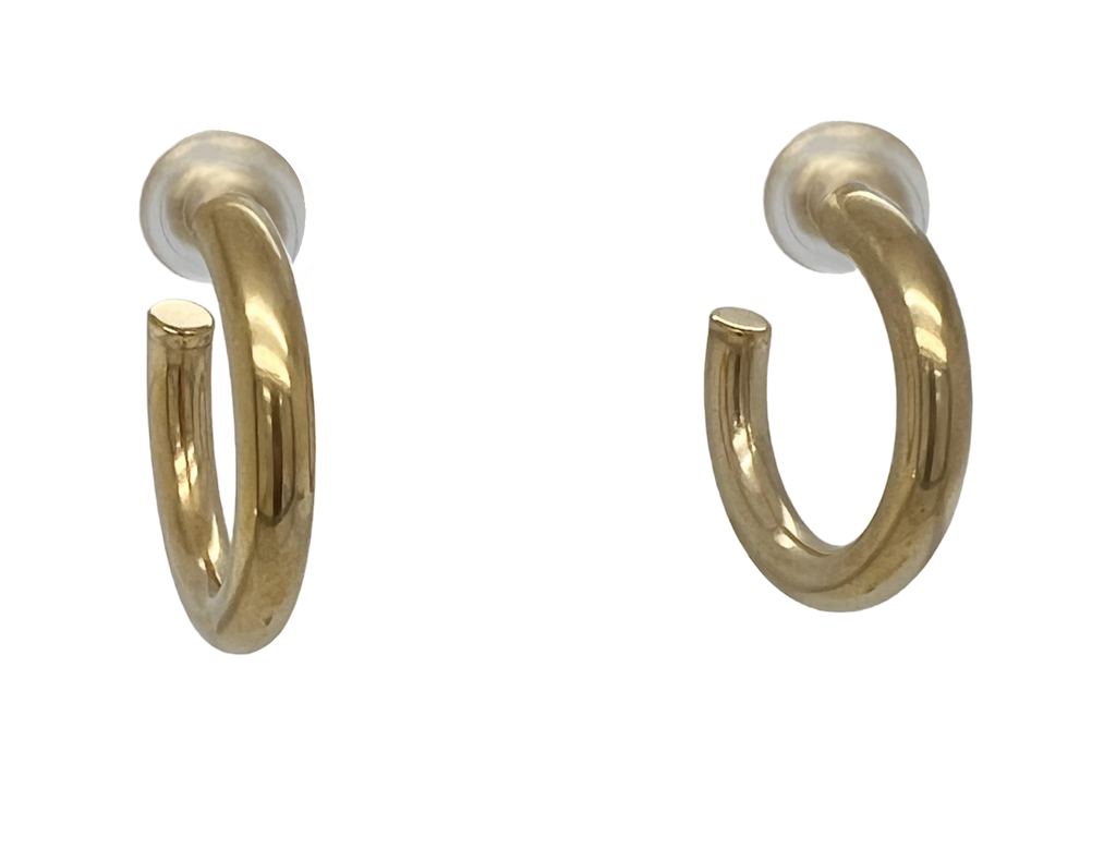 Stainless Steel Classic Hoop Earrings