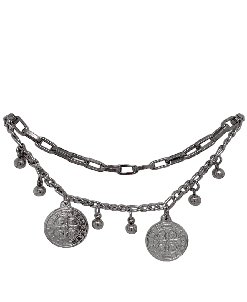 Gypsy Coin Stainless Steel Bracelet
