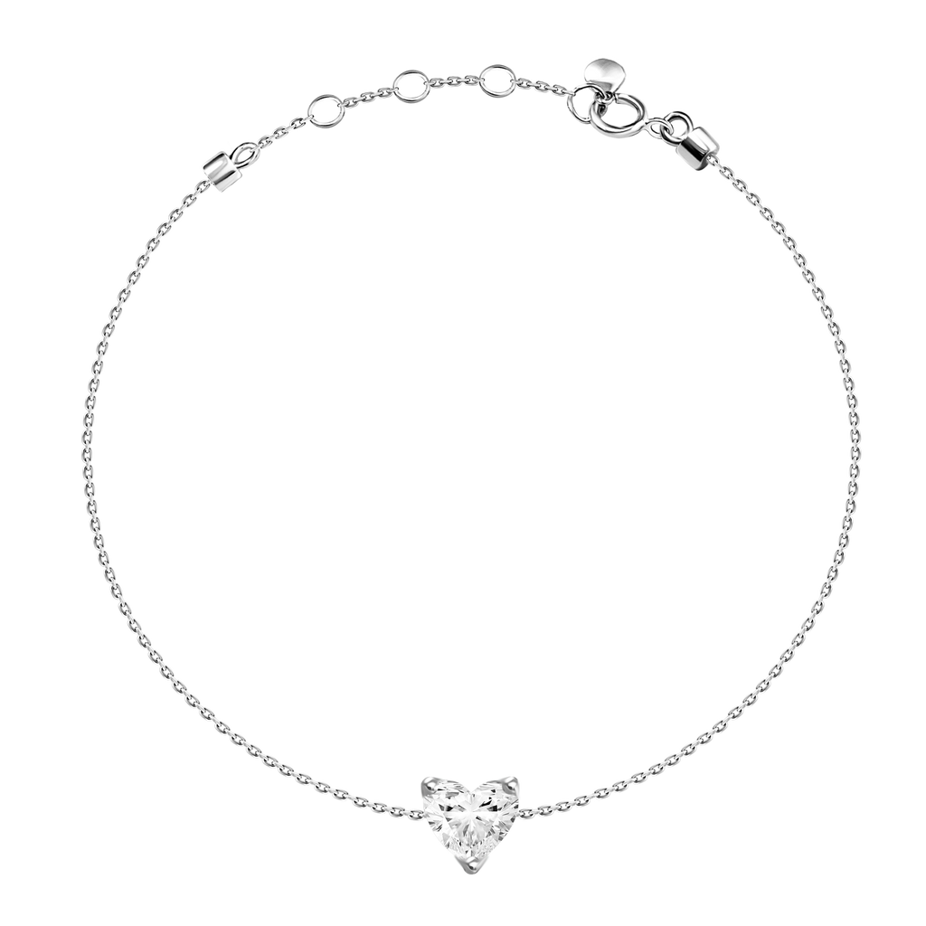 Heart Diamond Bracelet